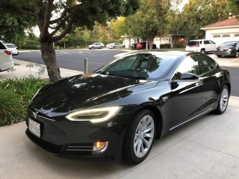 Solid Black 2016 Tesla Model S 75D