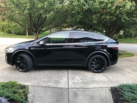 Solid Black 2018 Tesla Model X 100D