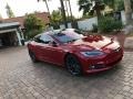 Tesla Model S P100D Red Multi-Coat photo #21
