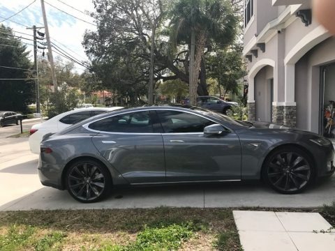 Grey Metallic 2013 Tesla Model S 85