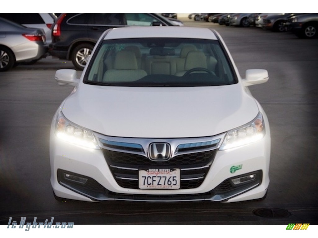 2014 Accord Plug-In Hybrid - White Orchid Pearl / Gray photo #6