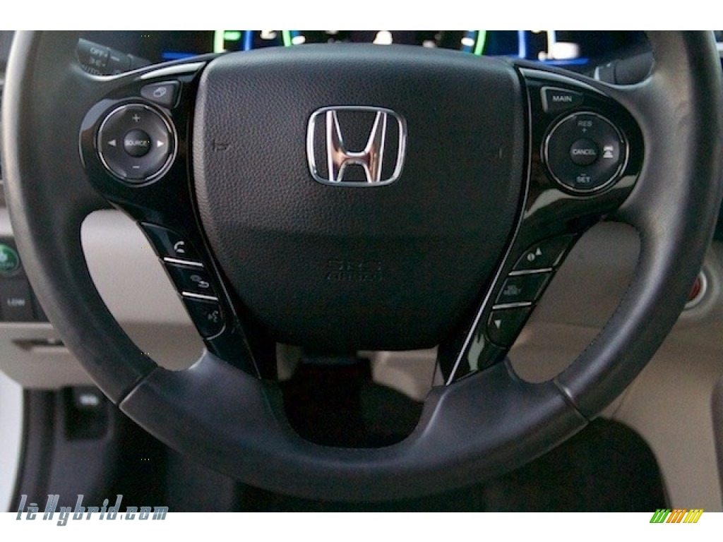 2014 Accord Plug-In Hybrid - White Orchid Pearl / Gray photo #12
