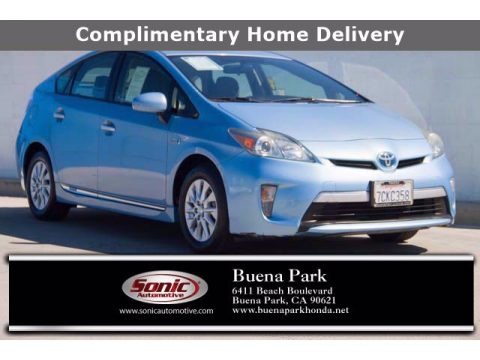 Sea Glass Pearl 2013 Toyota Prius Plug-in Hybrid