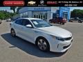 Kia Optima EX Hybrid Snow White Pearl photo #1