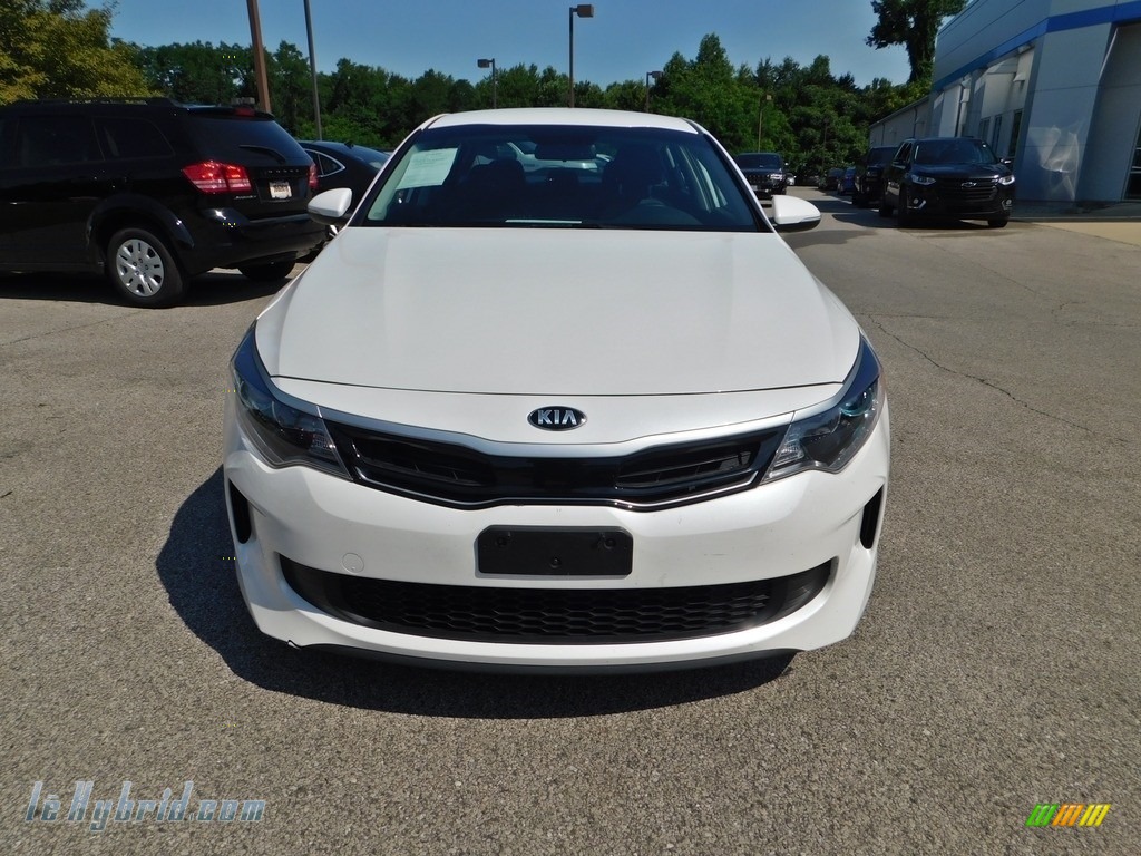 2017 Optima EX Hybrid - Snow White Pearl / Black photo #4 2017 Optima EX Hybrid - Snow White Pearl / Black photo #4