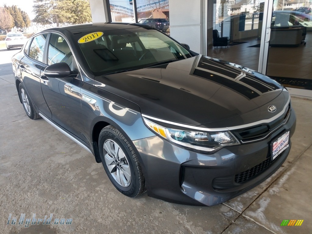 2017 Optima Hybrid - Platinum Graphite / Black photo #2 2017 Optima Hybrid - Platinum Graphite / Black photo #2