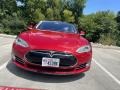 Tesla Model S P85 Performance Red Tesla Multi-Coat photo #3
