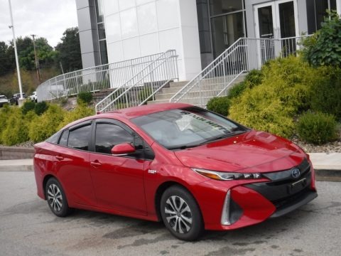 Supersonic Red 2021 Toyota Prius Prime XLE Hybrid