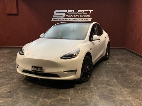 Pearl White Multi-Coat 2022 Tesla Model Y Performance AWD