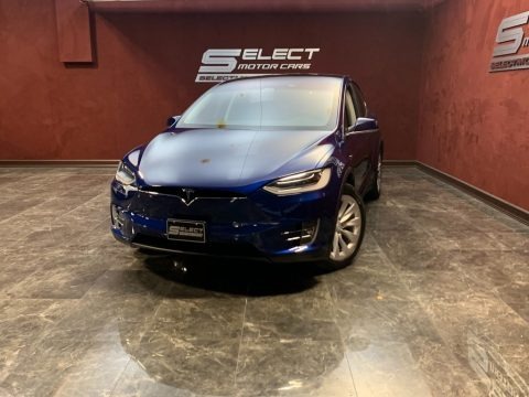 Deep Blue Metallic 2017 Tesla Model X 100D