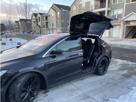 Solid Black 2016 Tesla Model X 75D