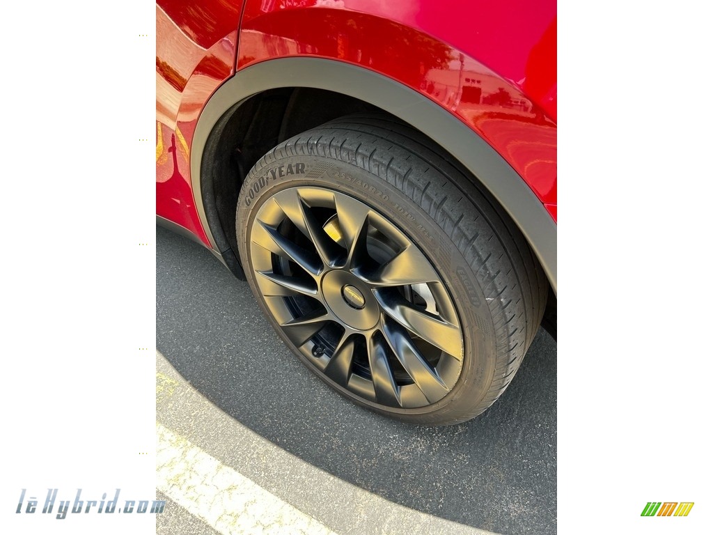 2022 Model Y Long Range AWD - Red Multi-Coat / Black photo #22