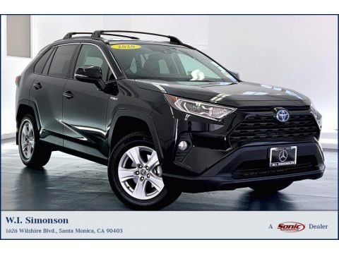 Midnight Black Metallic 2020 Toyota RAV4 XLE AWD Hybrid