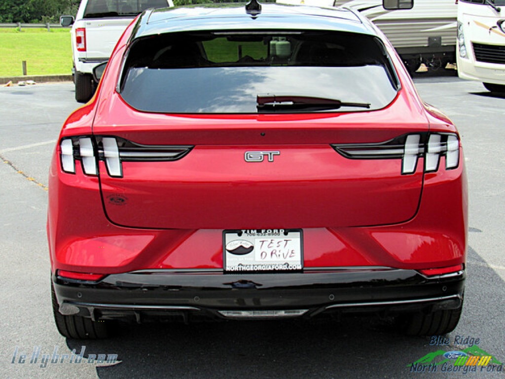 2023 Mustang Mach-E GT eAWD - Rapid Red Metallic / Black Onyx/Copper photo #4