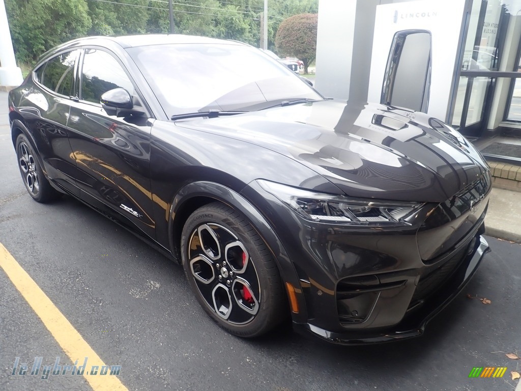 2022 Mustang Mach-E GT eAWD - Dark Matter Gray Metallic / Black Onyx/Copper photo #1