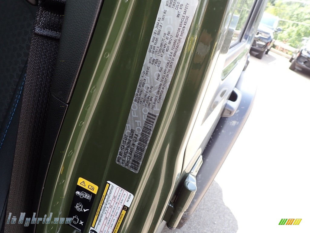 2024 Wrangler 4-Door Rubicon 4xe Hybrid - Sarge Green / Black photo #20