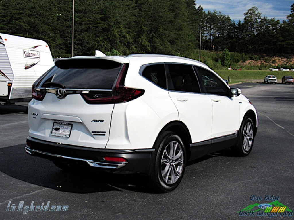 2021 CR-V Touring AWD Hybrid - Platinum White Pearl / Ivory photo #6