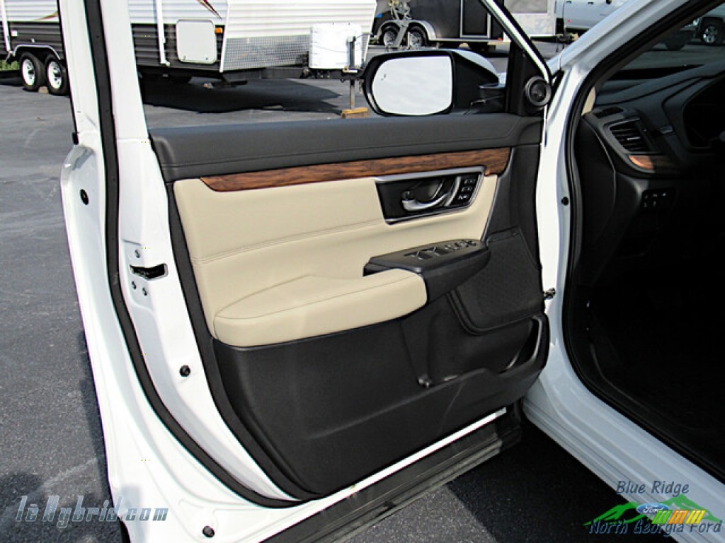 2021 CR-V Touring AWD Hybrid - Platinum White Pearl / Ivory photo #10