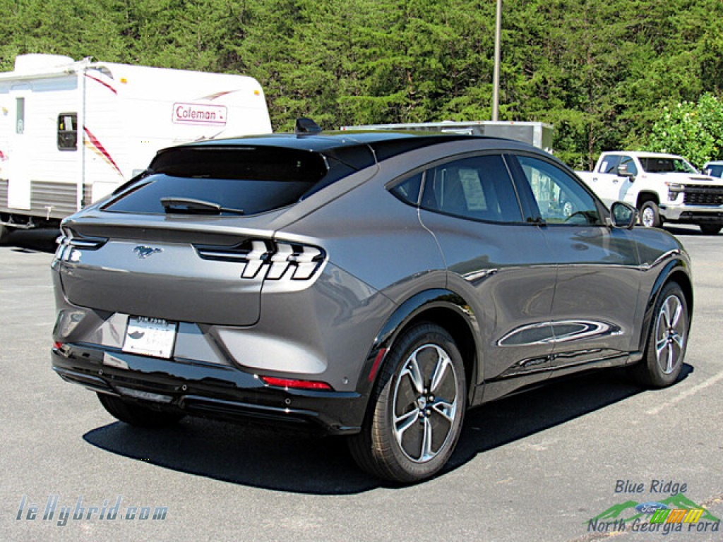 2023 Mustang Mach-E Premium - Carbonized Gray Metallic / Light Space Gray photo #5