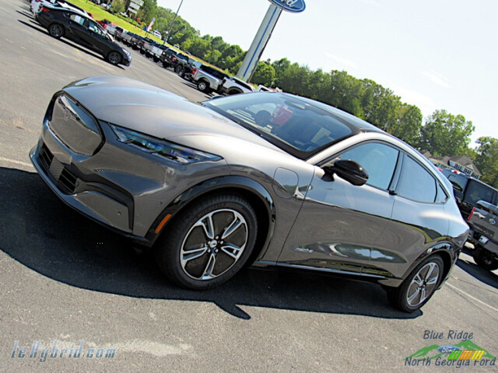2023 Mustang Mach-E Premium - Carbonized Gray Metallic / Light Space Gray photo #24