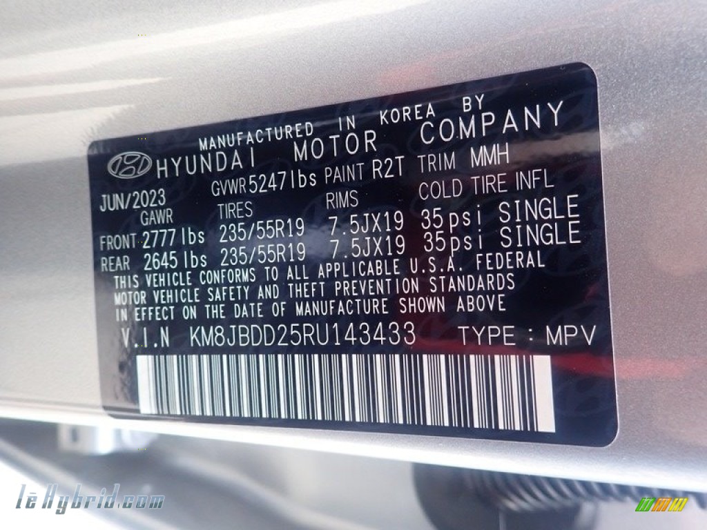 2024 Tucson SEL Plug-In Hybrid AWD - Shimmering Silver / Gray photo #18