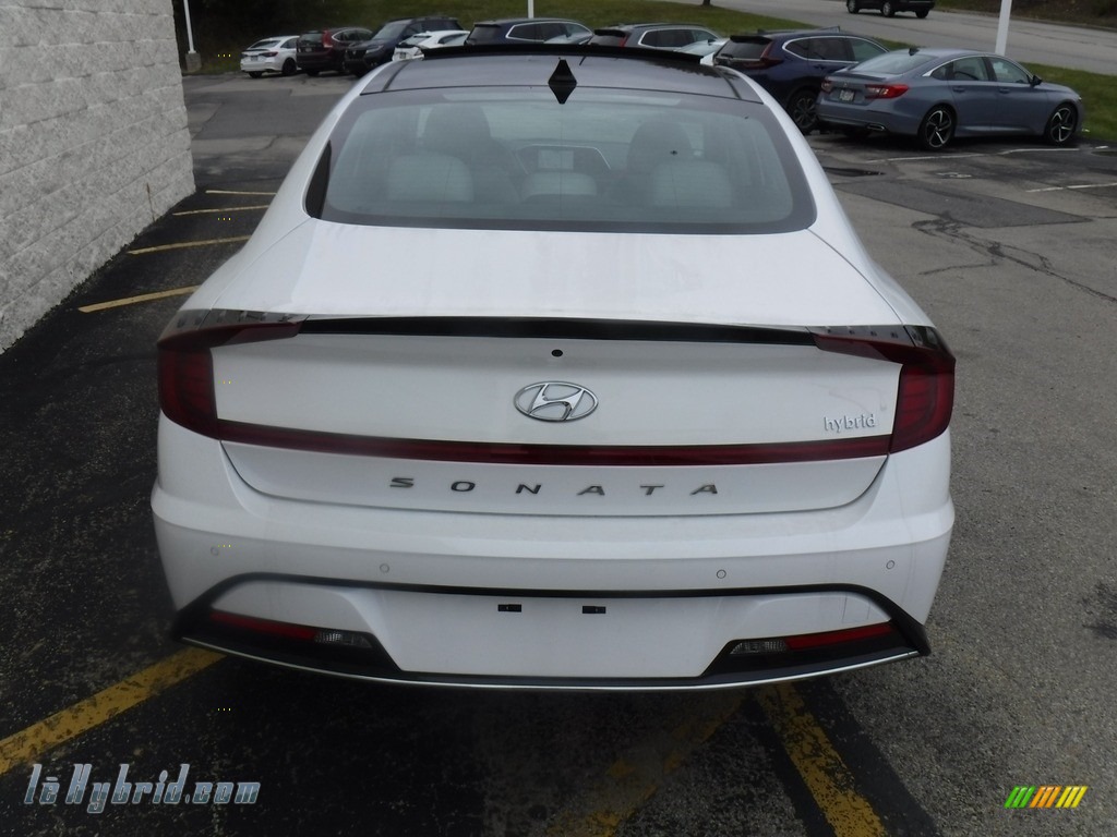 2023 Sonata Limited Hybrid - Serenity White / Medium Gray photo #5