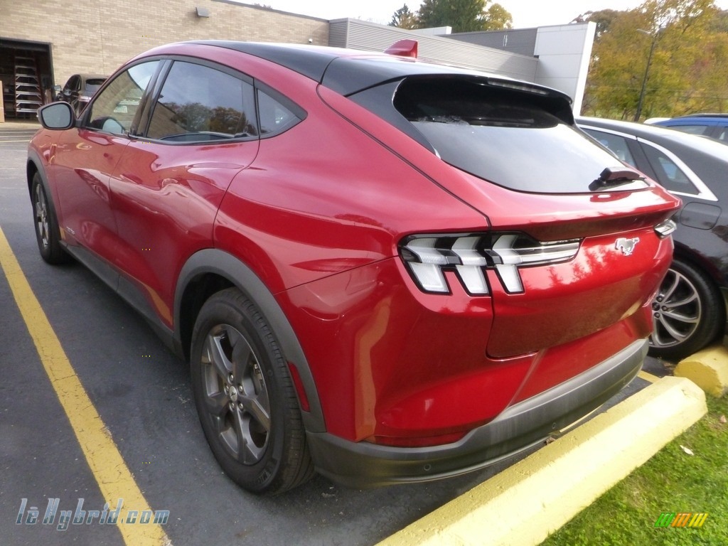 2022 Mustang Mach-E Select eAWD - Rapid Red Metallic / Black Onyx photo #2