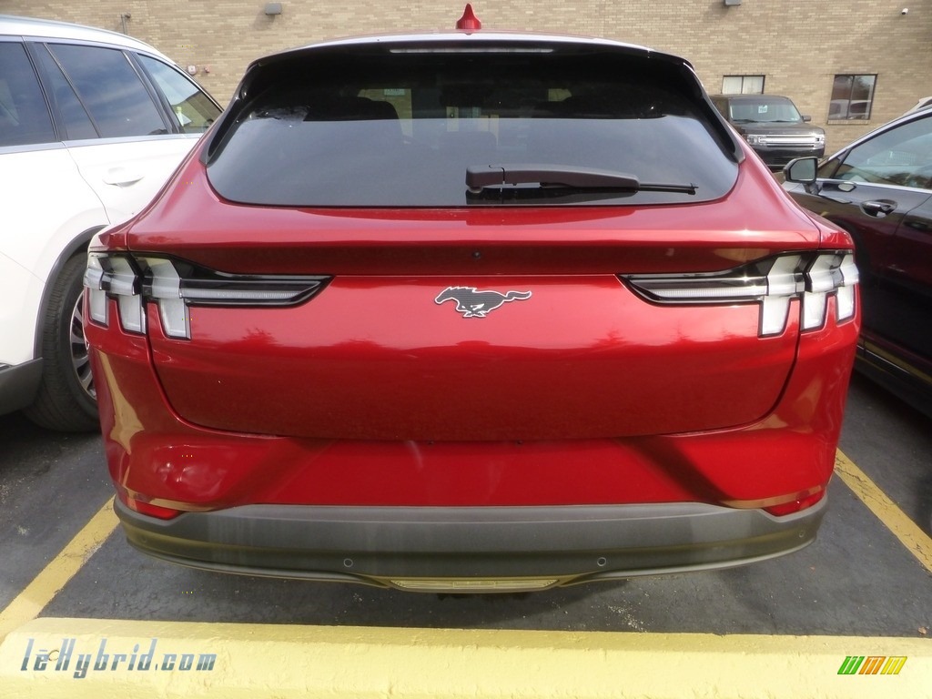 2022 Mustang Mach-E Select eAWD - Rapid Red Metallic / Black Onyx photo #3