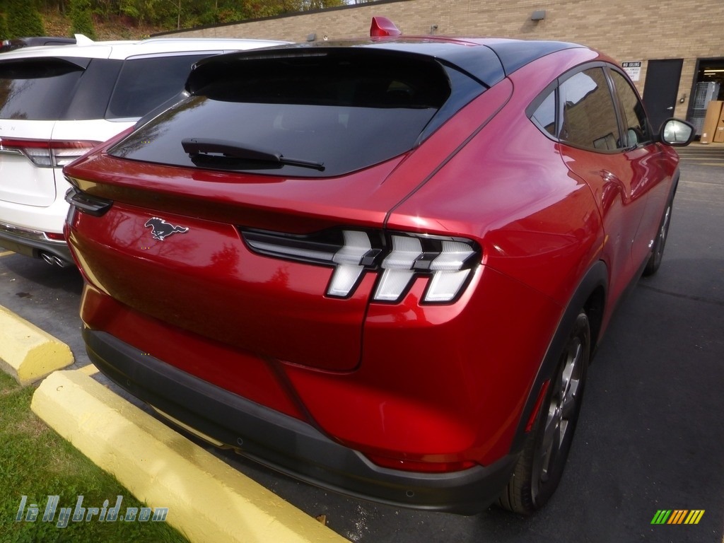 2022 Mustang Mach-E Select eAWD - Rapid Red Metallic / Black Onyx photo #4