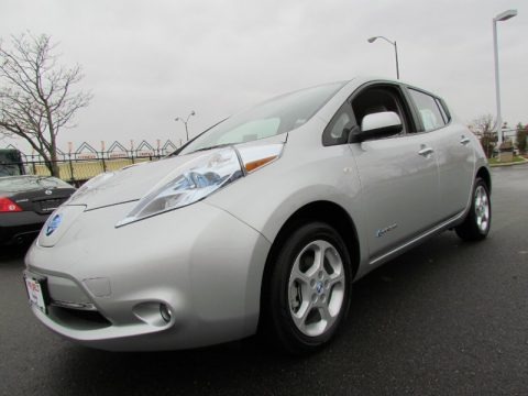 Brilliant Silver 2012 Nissan LEAF SL