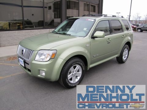 Kiwi Green 2008 Mercury Mariner Hybrid 4WD
