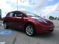 Nissan LEAF SL Cayenne Red photo #3