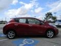 Nissan LEAF SL Cayenne Red photo #4