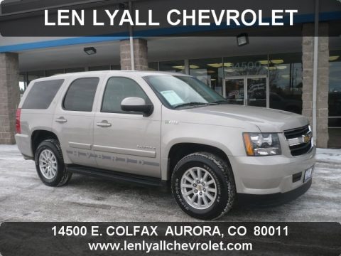 Silver Birch Metallic 2008 Chevrolet Tahoe Hybrid 4x4