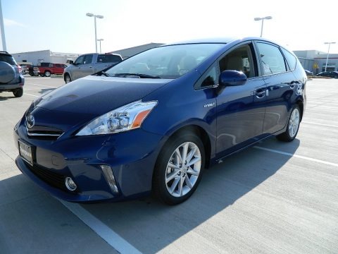 Blue Ribbon Metallic 2012 Toyota Prius v Five Hybrid