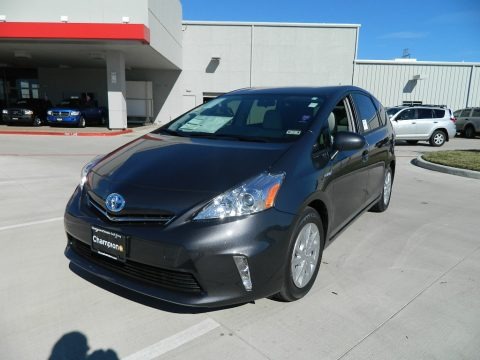 Magnetic Gray Metallic 2012 Toyota Prius v Three Hybrid