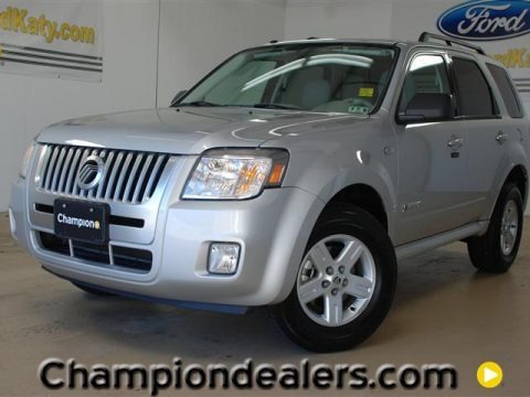 Silver Metallic 2008 Mercury Mariner Hybrid Silver Metallic 2008 Mercury Mariner Hybrid