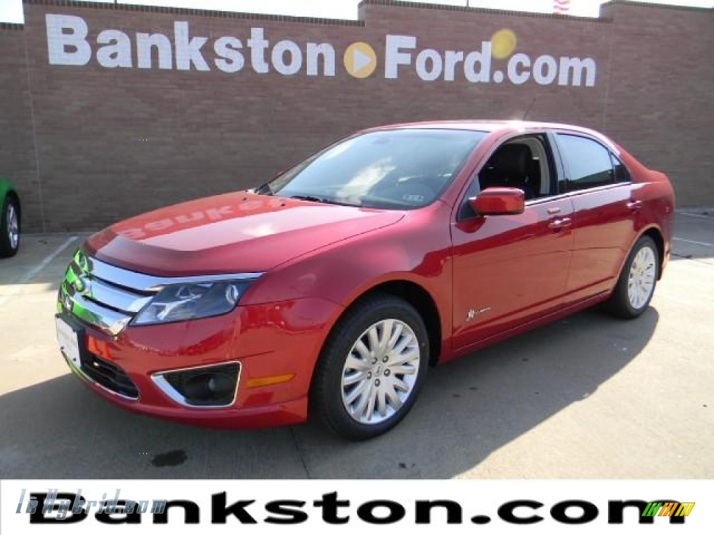 Red Candy Metallic / Charcoal Black Ford Fusion Hybrid Red Candy Metallic / Charcoal Black Ford Fusion Hybrid
