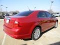 Ford Fusion Hybrid Red Candy Metallic photo #3