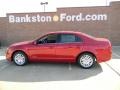 Ford Fusion Hybrid Red Candy Metallic photo #6