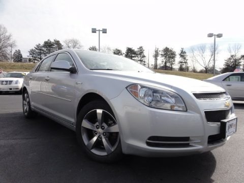 Silver Ice Metallic 2009 Chevrolet Malibu Hybrid Sedan