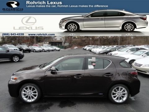 Fire Agate Pearl 2012 Lexus CT 200h Hybrid Premium