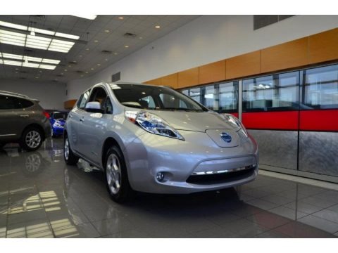 Brilliant Silver 2012 Nissan LEAF SL