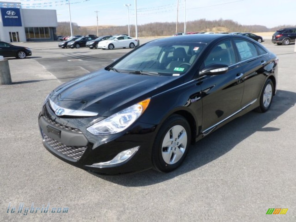 2012 Sonata Hybrid - Black Onyx Pearl / Gray photo #3 2012 Sonata Hybrid - Black Onyx Pearl / Gray photo #3