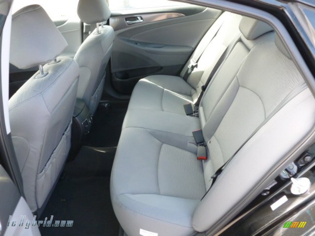 2012 Sonata Hybrid - Black Onyx Pearl / Gray photo #13 2012 Sonata Hybrid - Black Onyx Pearl / Gray photo #13