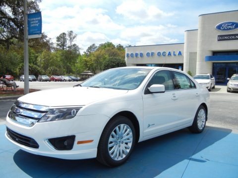 White Platinum Tri-Coat 2012 Ford Fusion Hybrid White Platinum Tri-Coat 2012 Ford Fusion Hybrid
