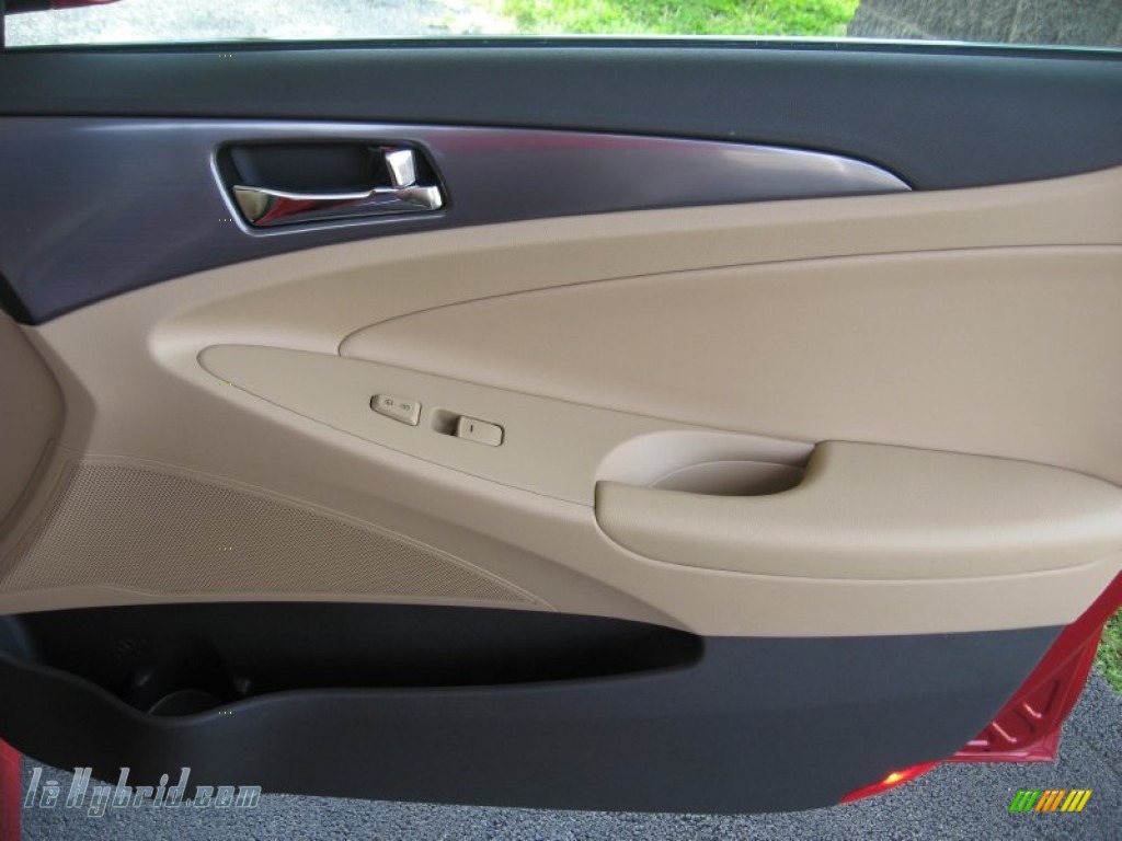 2011 Sonata Hybrid - Venetian Red / Camel photo #21 2011 Sonata Hybrid - Venetian Red / Camel photo #21