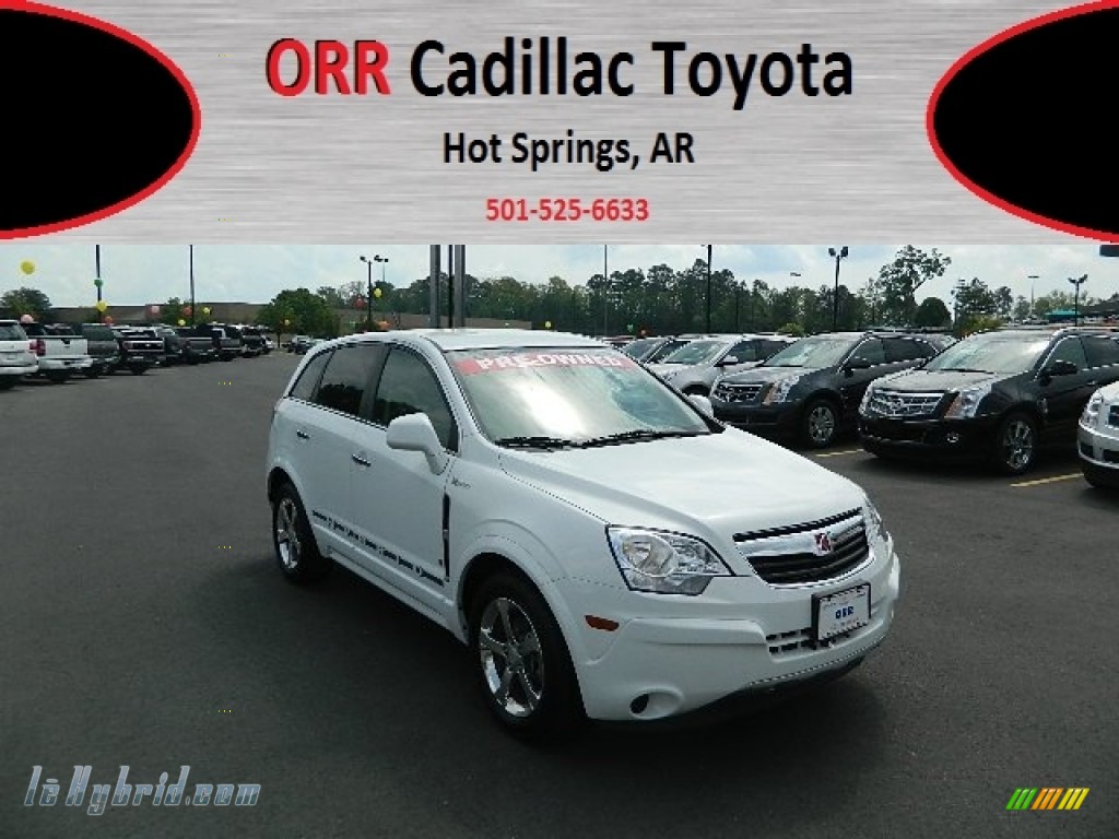 Polar White / Tan Saturn VUE Green Line Hybrid Polar White / Tan Saturn VUE Green Line Hybrid