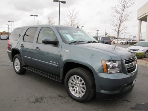 Blue Granite Metallic 2009 Chevrolet Tahoe Hybrid 4x4