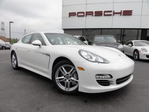 Carrara White 2012 Porsche Panamera S Hybrid